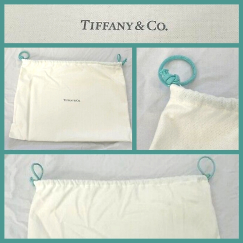 Authentic Large Tiffany & Co. Drawstring Storage Pouch